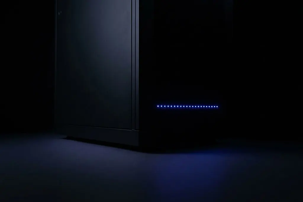 整然と並ぶサーバーラック。